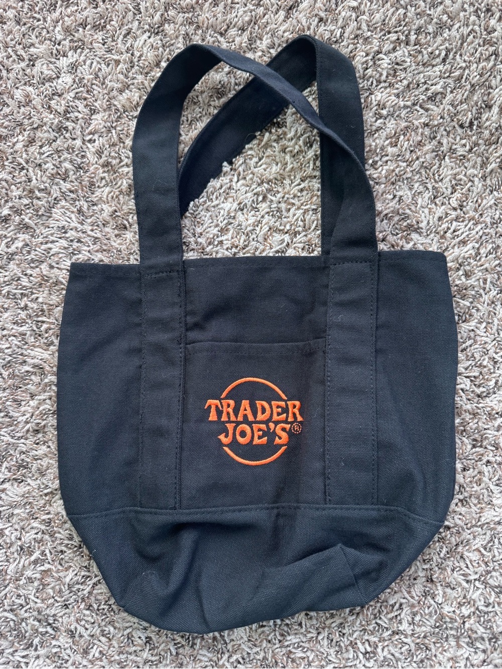 TRADER JOE’S BLACK MINI TOTE